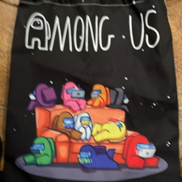 AMONG US pull string backpack 🎒 - Picture 2 of 5